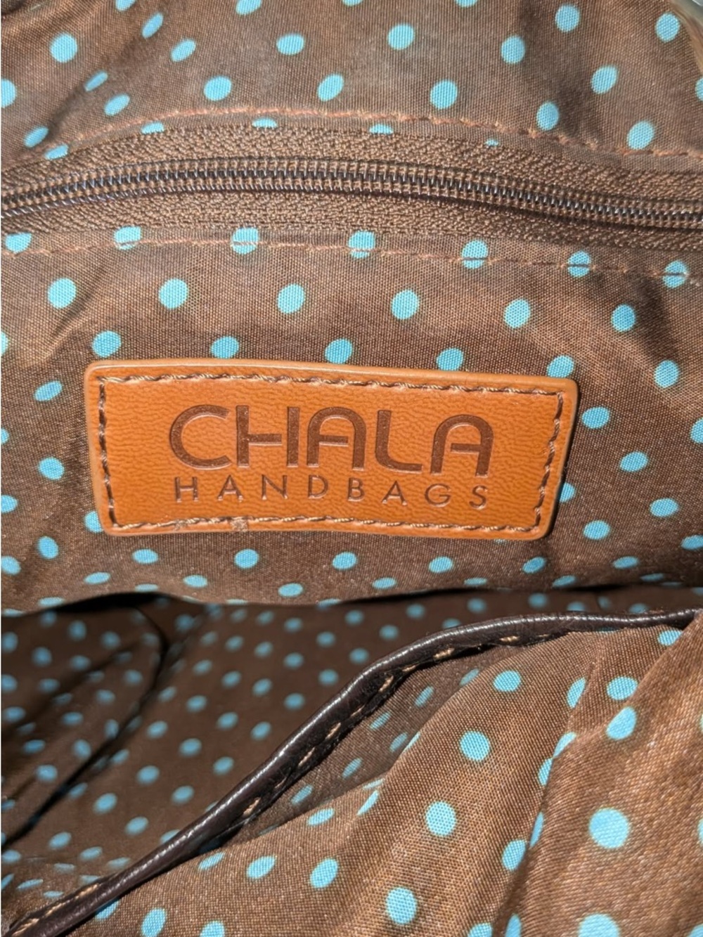Chala olive green Fox messenger crossbody bag vegan leather. EUC - Picture 6 of 6